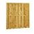 Grenen geschaafd plankenscherm 18-planks 15 mm, 179x179 cm, recht, groen geïmpregneerd. Aanbieding