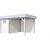 Vuren Topvision Tapuit, 300x300 en luifel 300 cm, wanden wit en basis lichtgrijs