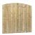 Jumboscherm geschaafd vuren 18-planks 15 mm, 180x170/180 cm, toog verticaal, groen geïmpregneerd