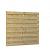 Jumboscherm geschaafd vuren 18-planks 15 mm, 180x180 cm, recht, groen geïmpregneerd