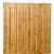 Grenen geschaafd plankenscherm 21-planks 17 mm, 180x180 cm, verticaal recht, groen geïmpregneerd