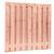 Douglas geschaafd plankenscherm 19-planks 16 mm, 180x180 cm, onbehandeld
