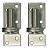 Duim 16 mm t.b.v. poort, per 2 stuks