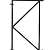 Verstelbaar stalen poortframe 100x155 cm, zwart gecoat