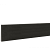 Betonplaat glad 24x3.5x224 cm, antraciet, gecoat