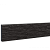 Betonplaat dubbelzijdig leisteenmotief 36x3.5x184 cm, antraciet gecoat