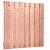 Douglas geschaafd plankenscherm 17-planks 18 mm, 180x180 cm, onbehandeld