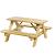 Junior picknicktafel Björn, bladmaat 90x38.5 cm, groen geïmpregneerd