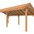 Douglasvision kapschuur Comfort 600x250 cm, kleurloos geïmpregneerd