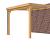 Veranda Excellent 300 douglas, 312x400 cm, dakplaten helder, onbehandeld.
