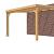 Veranda Excellent 400 douglas, 412x360 cm, dakplaten opaal, onbehandeld.