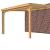 Veranda Excellent 400 douglas, 412x410 cm, dakplaten helder, kleurloos geïmpregneerd.
