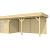 Vuren Topvision Premium Kuifmees, 250x250 en luifel 500 cm, onbehandeld.