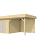 Vuren Topvision Bosuil, 300x300 en luifel 300 cm, onbehandeld