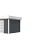 Vuren Topvision Parelhoen, 400x300 cm, wanden antraciet en basis wit