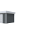 Vuren Topvision Parelhoen, 400x300 cm, wanden antraciet en basis lichtgrijs