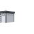 Vuren Topvision Premium Kievit, 400x300 cm, wanden lichtgrijs en basis antraciet.