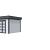 Vuren Topvision Bosuil, 300x300 cm, wanden lichtgrijs en basis antraciet