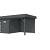 Vuren Topvision Tapuit, 300x300 en luifel 300 cm, antraciet gespoten