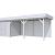 Vuren Topvision Premium Kolibri, 250x250 en luifel 500 cm, lichtgrijs gespoten.