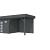 Vuren Topvision Premium Kuifmees, 250x250 en luifel 300 cm, antraciet gespoten.