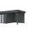 Vuren Topvision Bosuil, 300x300 en luifel 300 cm, antraciet gespoten