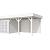 Vuren Topvision Premium Zwaluw, 200x300 en luifel 400 cm, wit gespoten.