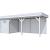 Vuren Topvision Premium Bonte Kraai, 300x250 en luifel 500 cm, lichtgrijs gespoten.