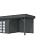 Vuren Topvision Premium Bonte Specht, 300x250 en luifel 300 cm, antraciet gespoten.