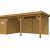 Douglas Topvision Premium Raaf, 298x298 en luifel 500 cm, groen geïmpregneerd.