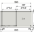 Vuren Topvision Tapuit, 300x300 en luifel 300 cm, wanden antraciet en basis wit