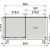 Douglas Topvision Roek, 298x298 en luifel 300 cm, kleurloos geïmpregneerd