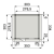 Vuren Topvision Premium Zwaluw, 200x300 cm, wanden antraciet en basis wit.