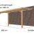 Veranda Excellent 600 vuren, 612x310 cm, dakplaten opaal, onbehandeld.