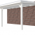 Veranda Excellent 700 vuren, 712x410 cm, dakplaten opaal, wit gespoten.