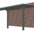 Veranda Excellent 500 vuren, 512x310 cm, dakplaten helder, antraciet gespoten.