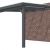 Veranda Excellent 300 vuren, 312x400 cm, dakplaten opaal, antraciet gespoten.