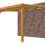 Veranda Excellent 300 douglas, 312x360 cm, dakplaten helder, transparant gespoten.