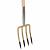 Spitvork 4 tands compleet h85cm