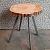 Bijzettafel Atlasceder afmeting  rond 57 cm x 65 cm hoog