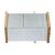 Voedertafel eiken rechthoek d57h110b57