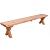 Bank Xavi Excellent, 50x38x245 cm, onbehandeld